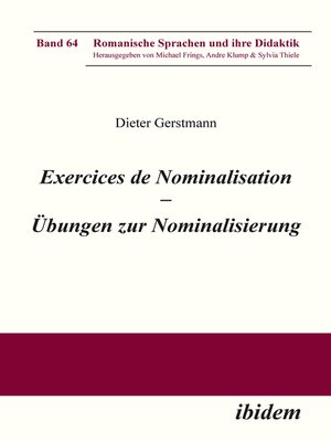 cover image of Exercices de nominalisation